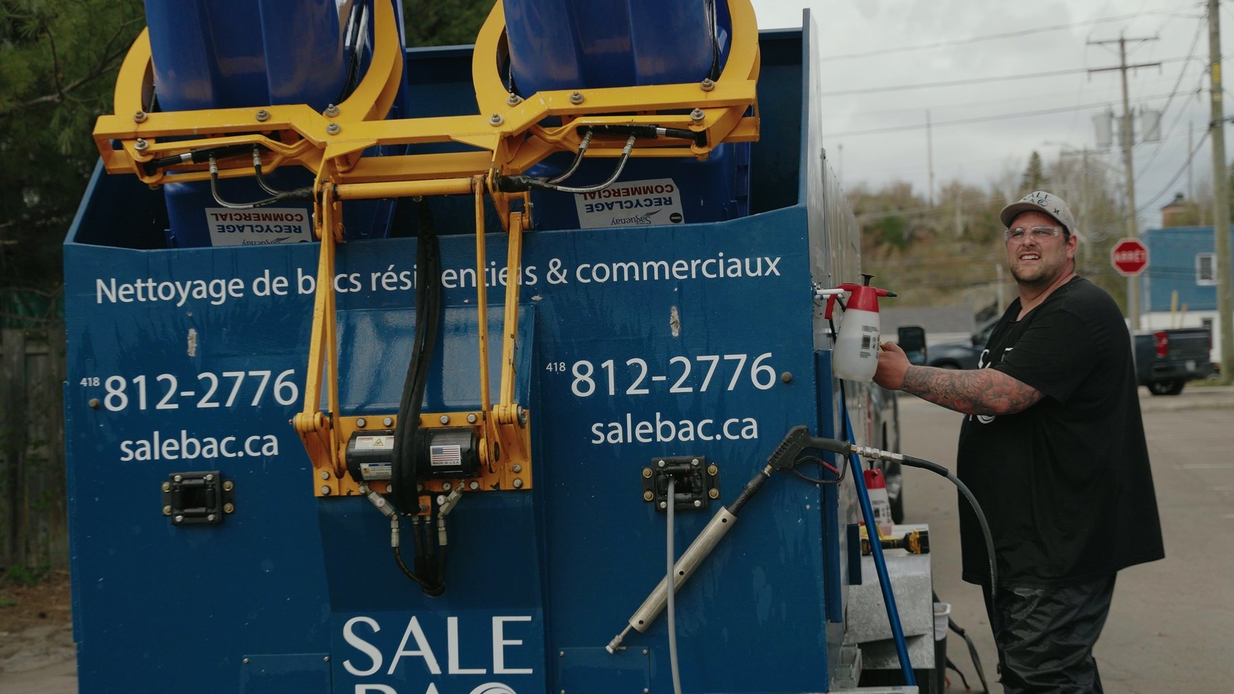 Équipement commercial Sale Bac pour bacs roulants